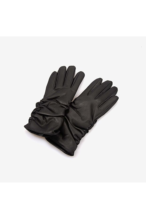 Black Women's Gloves 16010