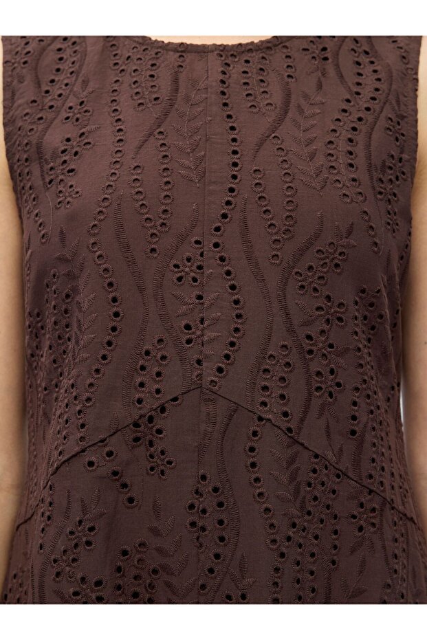 Rochie maxi fără mâneci - 4