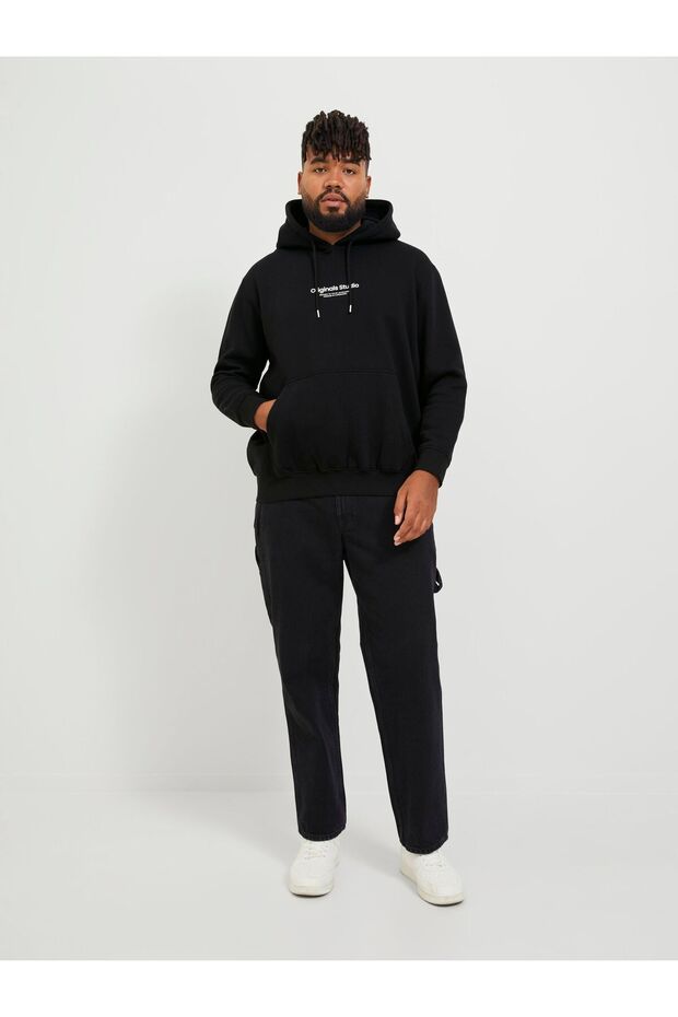 Kapuzenpullover Plus Size Gedruckt Kapuzenpullover - 4