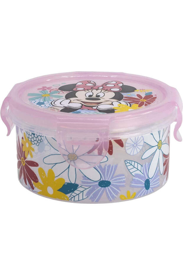 Minnie Mouse Spring Look Round Hermetic Food Container 270 ml