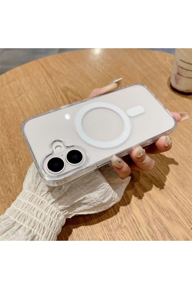 غطاء مغناطيسي لـ iPhone 15 Pro متوافق مع Magsafe، مناسب لـ iPhone 17 Air و16 و15 و14 و13 و12 و11 Pro Max Plus Mini و16E.
