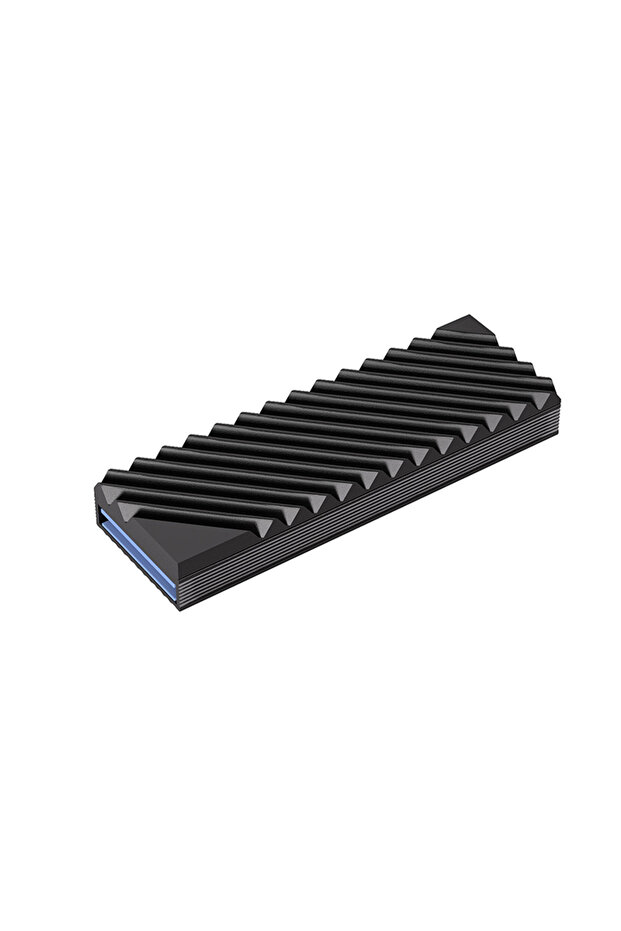 M.2-11 Black M.2 SSD NVMe Heat Sink M2 2280 Solid State Hard Disk Aluminum Heatsink Gasket with Ther