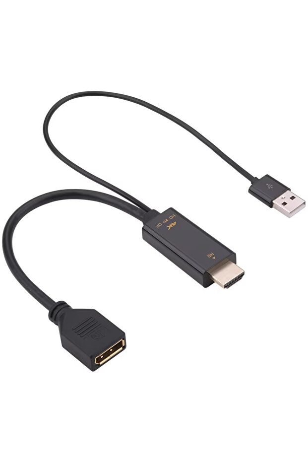 DP Female HDMI-Compatible to DisplayPort Cable 4K@60Hz 2K@120Hz HDMI-Compatible Source to DP Display