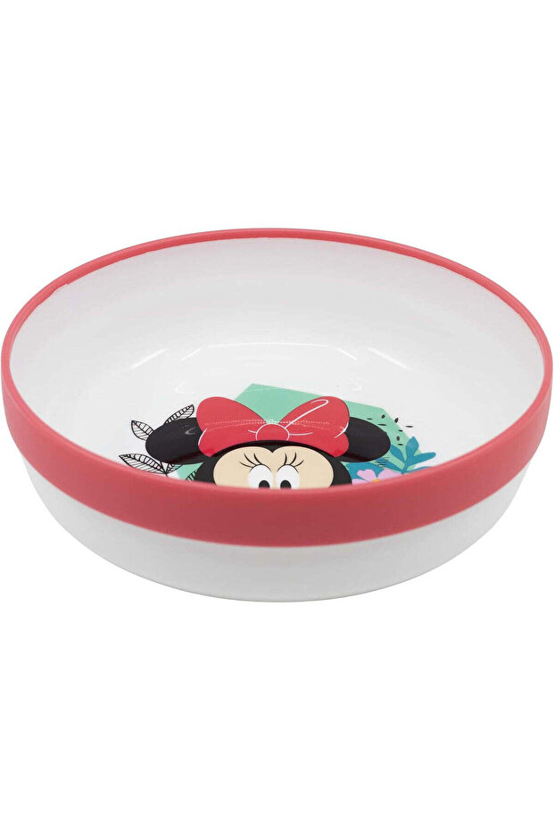 Non-Slip Plastic Bicolor Premium Bowl Minnie Mouse 6"