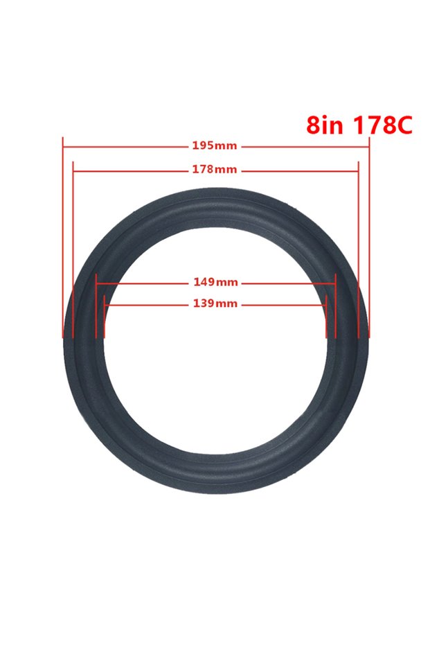 A5 HUA HUA 1Pc Speaker Repair 4 5 6.5 8 10 INCH Suspension Surround Folding Ring Full Range W...