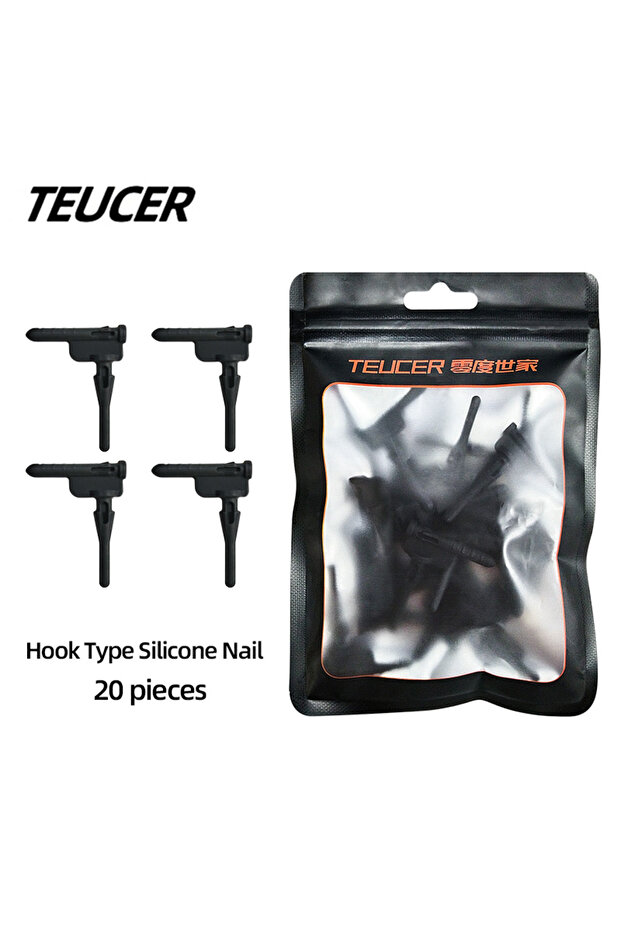 20 pcs TEUCER Case Fan Mount Screws Silicone Reducing Noise Vibration Mounting Pin Rivet for PC Chas