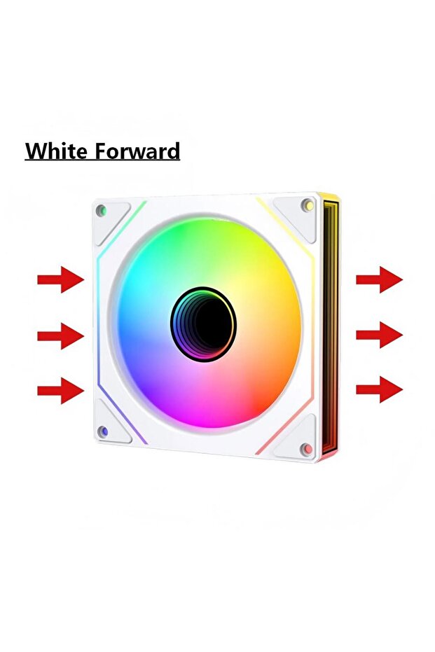 A-RGB Other Forward WT 1PC LDP Power Train PRISM 7 pro 120MM ARGB/PWM H-line Case Cooling Fan - Quie