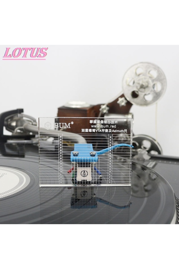 LP Vinyl Record Player Measuring Phono Tonearm VTA/Cartridge Azimuth Ruler Balance Cartridge Head...