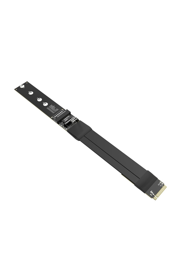 كابل M2 NVME بطول 10 سم من الجيل الثالث، كابل تمديد M.2 NVMe SSD، بطاقة رايزر لمحركات الأقراص الصلبة، M.2 SSD PCI-Express 3.0