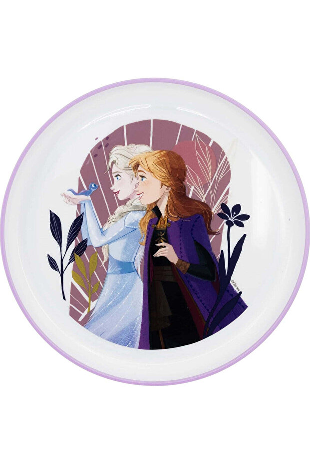 Non-Slip Plastic Bicolor Premium Plate Frozen 20 cm
