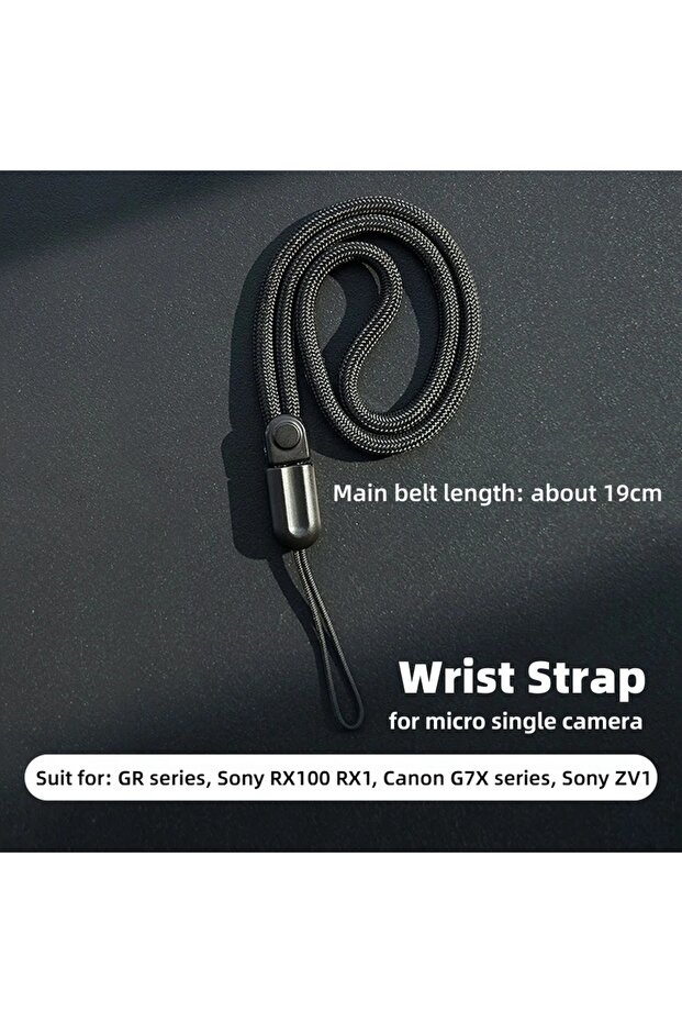 1pcs Wrist Strap Universal Camera Wrist Strap Hand Lanyard Anti-lost Rope for Ricoh GR3 GR4 GR3X RX
