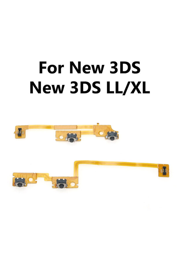 For New 3DS LL XL 1/3pcs L R Shoulder Button with Flex Cable For 3DS 3DSLL 3DSXL New 3DS LL XL Repai