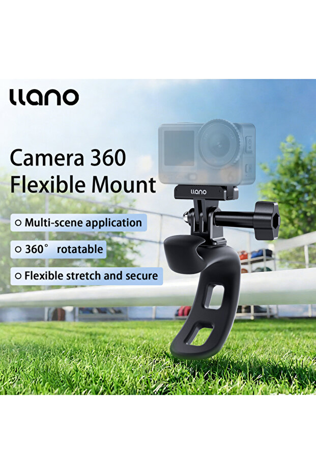 MT009 llano Camera Flexible Mount 360 Strap Mount Wrap Band for DJI Action 6 5 Pro 4/3 for GoPro Her