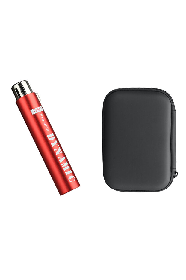 مكبر صوت DM1-Red DM1 للميكروفون -28 ديسيبل مع خاصية تقليل الضوضاء/التوصيل والتشغيل للاستخدام مع ميكروفونات SM7B الديناميكية