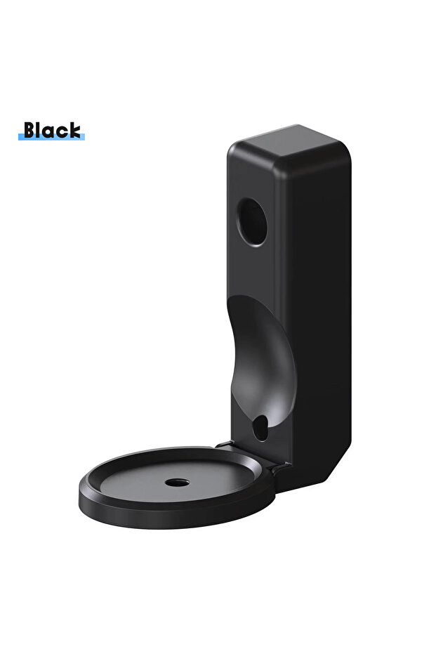 Black-1pcs Wall Mount for Echo Dot Gen 5 | Space-Saving Cable Management, Child & Pet-Proof Design