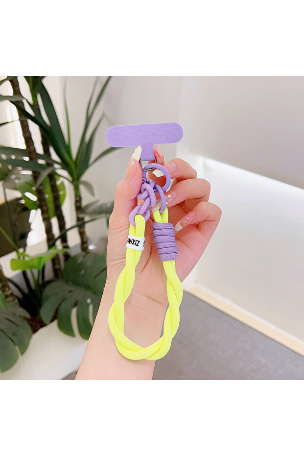 D 1Pc Cellphone Straps Hanging Cord Mobile Phone Lanyard Short Wrist Strap Charm Anti-lost Chain fo.