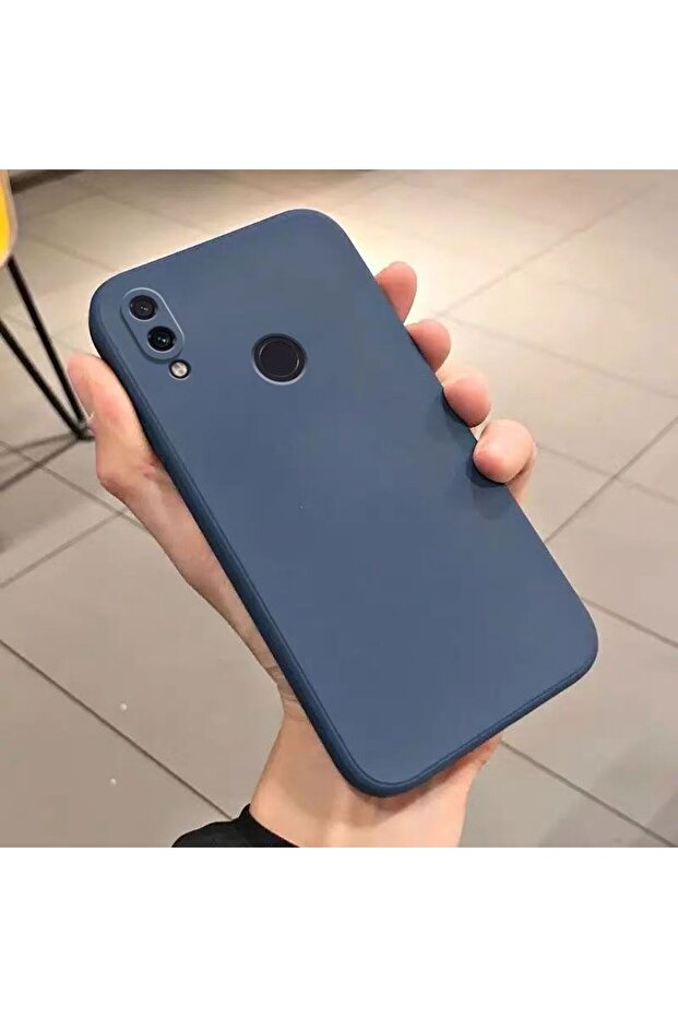 حافظة سيليكون غير لامعة باللون الأزرق لهاتف Redmi Note 7 7s Note7 Pro غطاء أساسي مقاوم للصدمات F