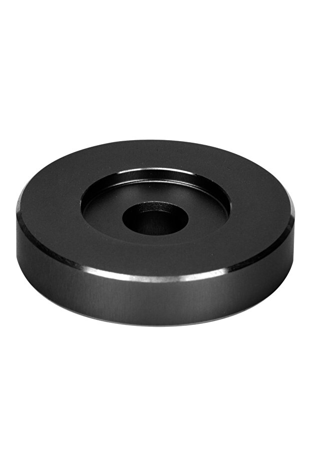 black 45 RPM Record Turntable Adapter for Most Big Hole Records Diameter 1.5in Height 0.3in Hole Con