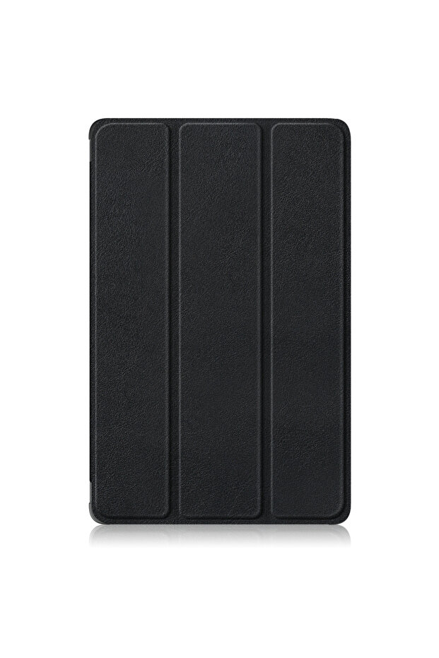 حافظة تابلت سوداء لجهاز Redmi pad 10.6، غطاء حماية ذكي مع وظيفة الاستيقاظ التلقائي (مادة جلد PU)