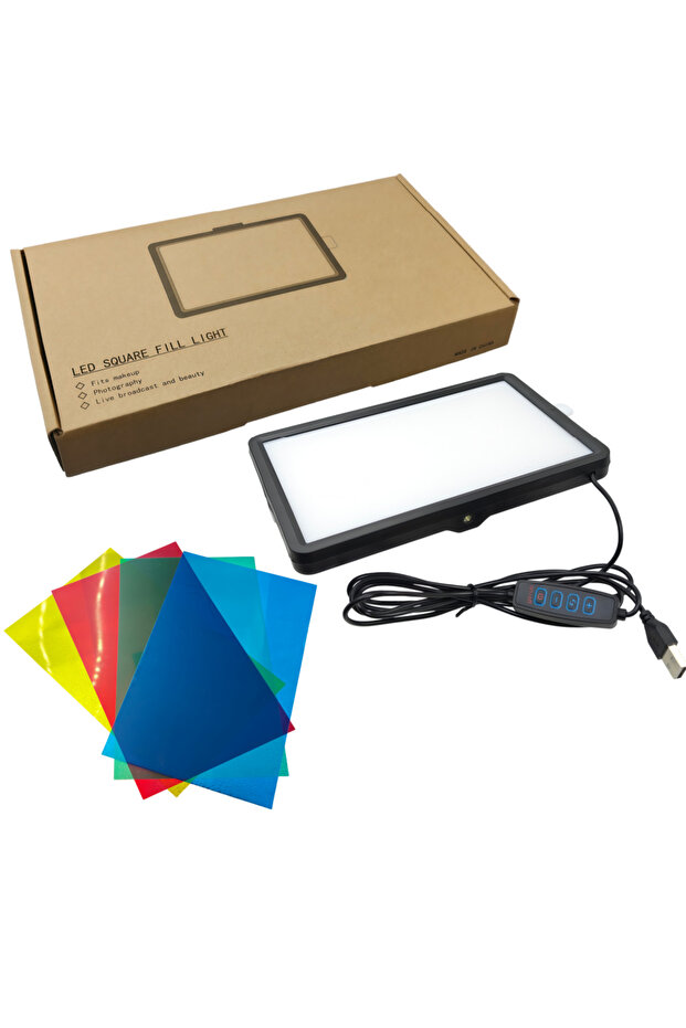 Standard Set 8-inch Photography Lighting Led Fill Light Video Fill Lamp Panel For Photo Studio Live