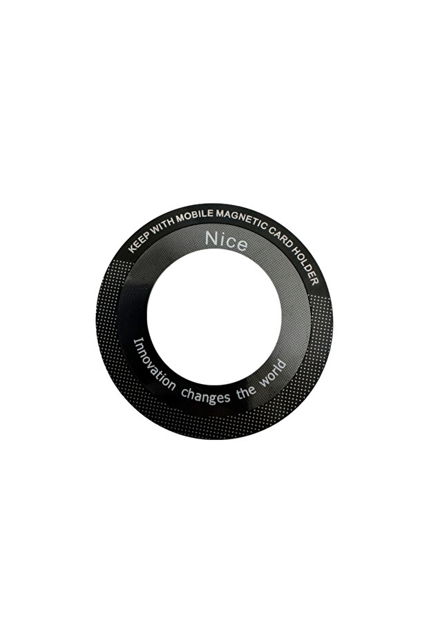 Black Heat Sink Magnetic Ring Phone Holder Accessory Magnetic Attraction Plate For iPhone Xiaom...