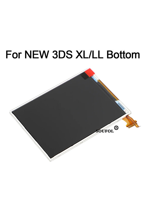 شاشة عرض LCD أصلية بديلة للجزء السفلي من جهاز New 3DS XL/LL