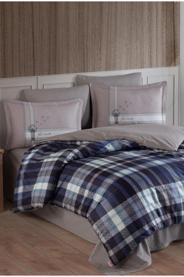 Double Satin Duvet Cover Aura Blue
