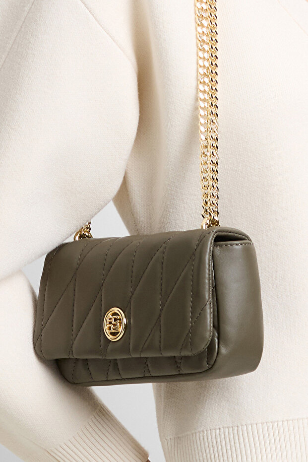 Women's Green Aura Shoulder Bag