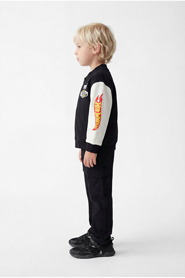 Boy's Printed College Jacket - 3