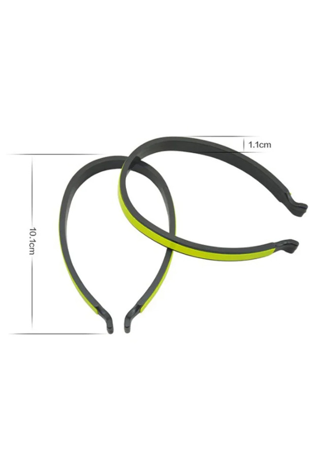 yellow2PCS 2PCS Reflective Carabiner Trouser Clips Safe Driving Cycling Gear with Seat Belt Warning