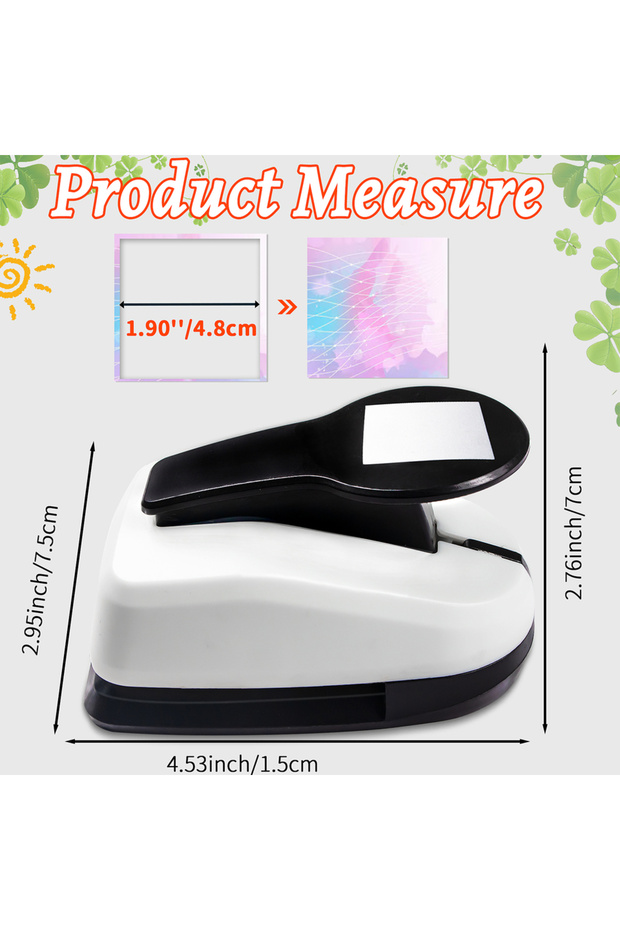 1 LP-20-001 3pcs Paper cutter for crafts Hole Punchers Tool Set 1 1.5 2 inch 16 25 38 mm Square Shap