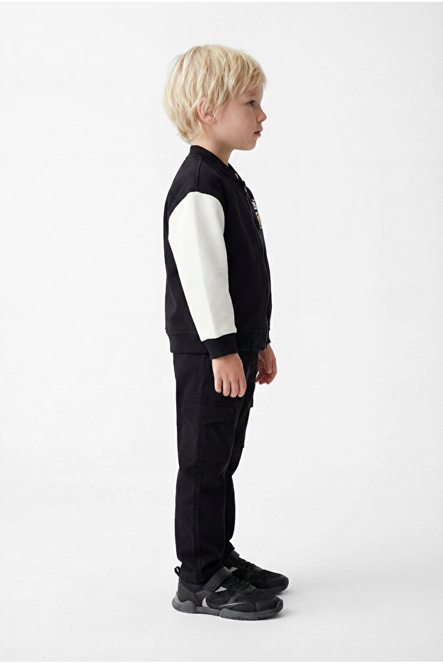 Boy's Printed College Jacket - 2