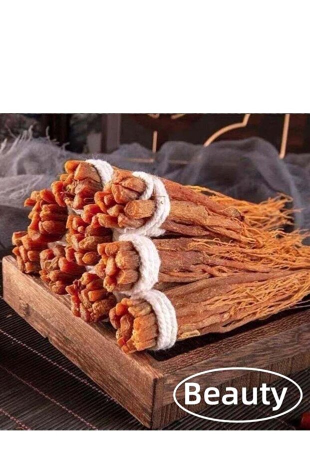 جذر الجينسنغ الطبيعي الكوري الأحمر الأصلي 100٪ طبيعي 100 جرام