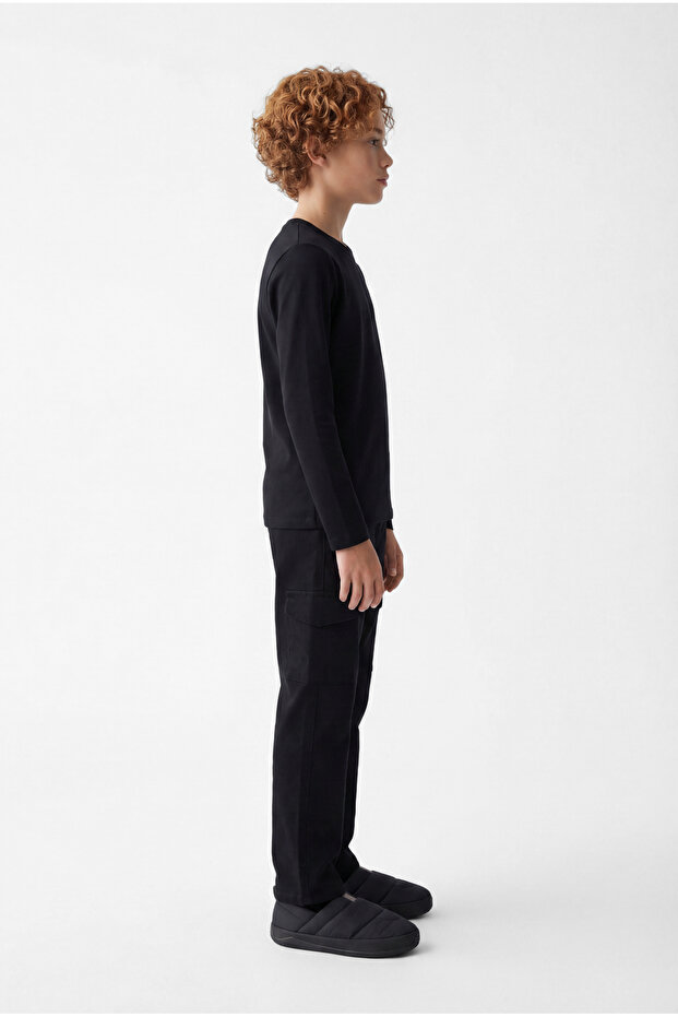 Boy's Basic Long Sleeve T-Shirt - 5