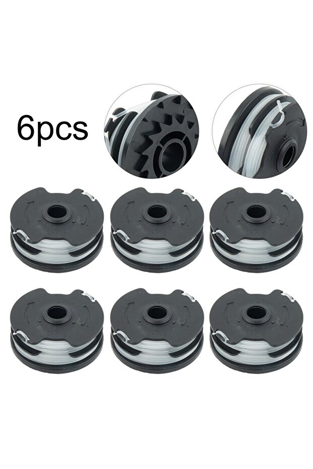 6 PACK 1/6pcs Thread Spools Replacement For LIDL For Parkside Cordless Grass Trimmer PRTA 20-Li A1,