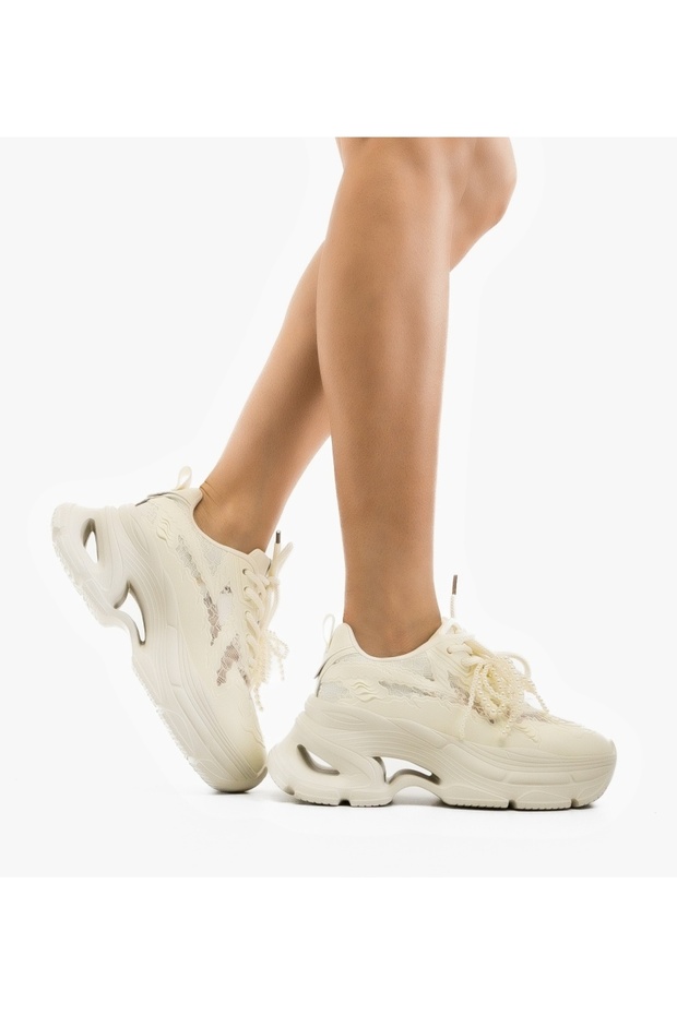 Sneakers dama Griffith Bej - 8