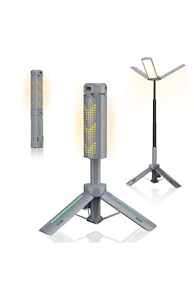 3000-6000K Folding Camping Light Portable Telescopic Lanterns USB Rechargeable 8000mAh Outdoor Water