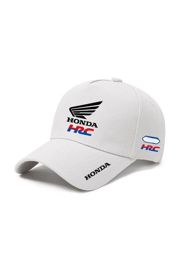 white Honda Racing Motorcycle Baseball Cap Hat for Honda HRC CB400 CB650F CBF CRF NC750 Adjustable O