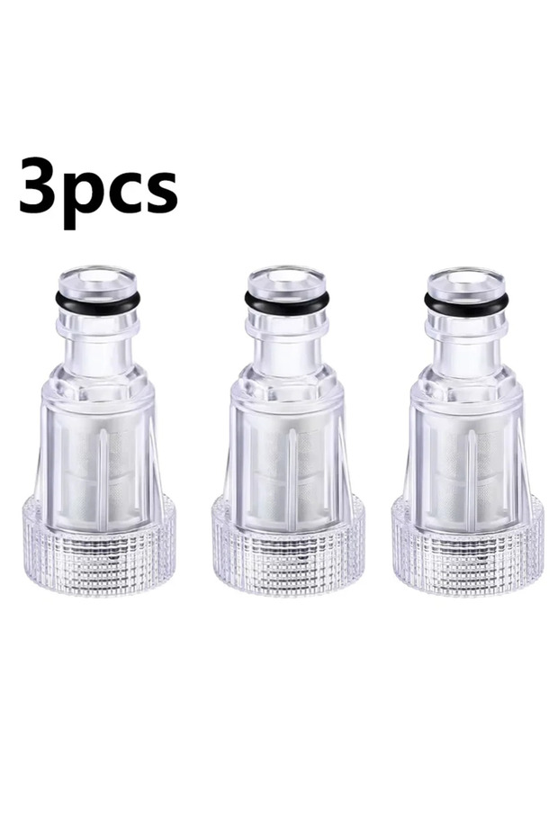 3PC 3/4" High Pressure Washer Water Filter Inlet Connector Replacement Tool Water Pump Inlet Hose Ga