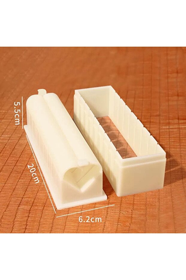 White Heart Mold Set 3pcs/set Cake Roll Mold Sushi Maker Equipment Kit Plastic Kimbap Sushi Rolls Mo