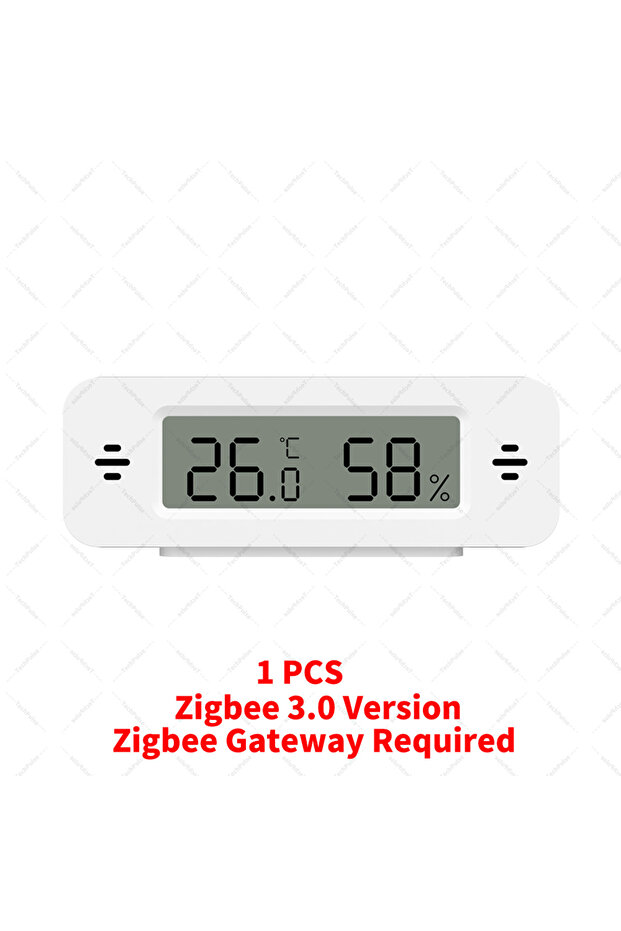 مستشعر درجة الحرارة والرطوبة بتقنية Zigbee 3.0، يتطلب بوابة Zigbee، يعمل مع نظام المنزل الذكي - 1