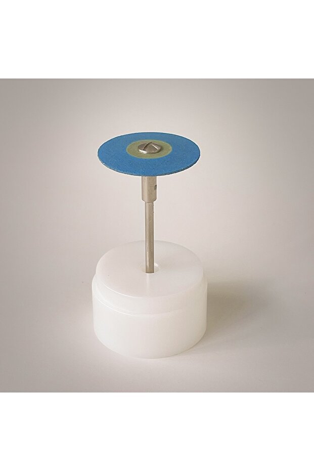 Mid Coarse 1Pcs Rubber Diamond Polisher Wheel Disc for Porcelain 26mm Lab Polisher