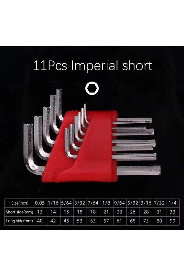 11pcs 5/8/11 Pcs Allen Wrench Metric Wrench Inch Wrench L Wrench Keys Size Allen Key Automotive Repa