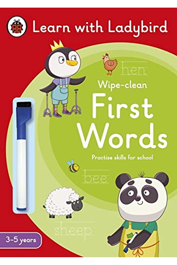 First Words: A Learn with Ladybird Wipe-Clean Activity Book 3-5 years: Ideal for home learning (EYF