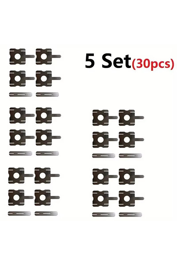 30PCs 5 Sets (30 Pieces), 18650 Lithium Battery Nickel Sheet Spot Welding Nickel Plate Battery Nicke