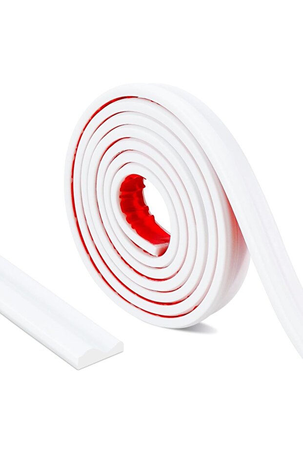23mm x 3m Self-Adhesive Wall Decoration Molding Trim 3D TPE Chair Rail Panel Molding DIY Universal W