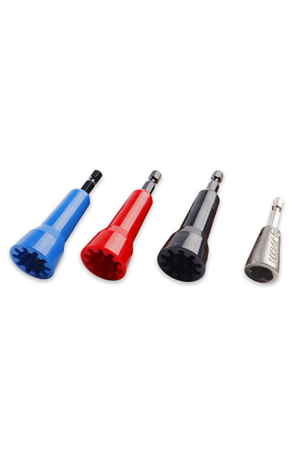 4pcs 4PCS Wire Nut Twister Fast Spin Wire Twister Tool with 1/4" Chuck Professional Electrician Acce