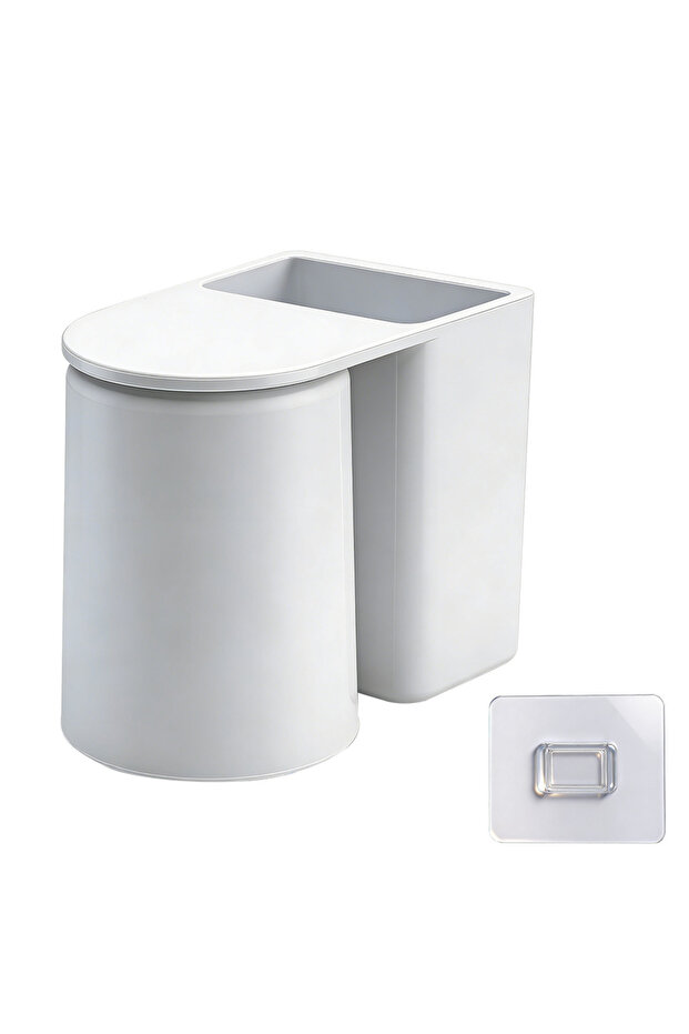 white Wall-mounted Household Magnetic Mouthwash Cup Brushing Cup Simple Wash Cup Set Toothbrush Stor