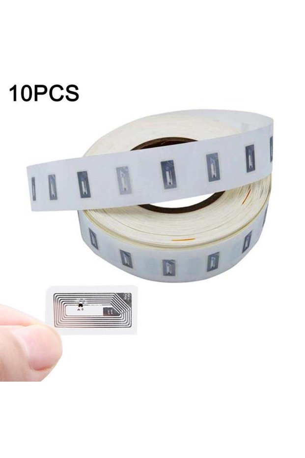 A 10pcs/Lot NFC Chip Ntag 213 Sticker Wet Inlay 13.56MHz RFID Label Tag 213 Anti-counterfeiting Ele.