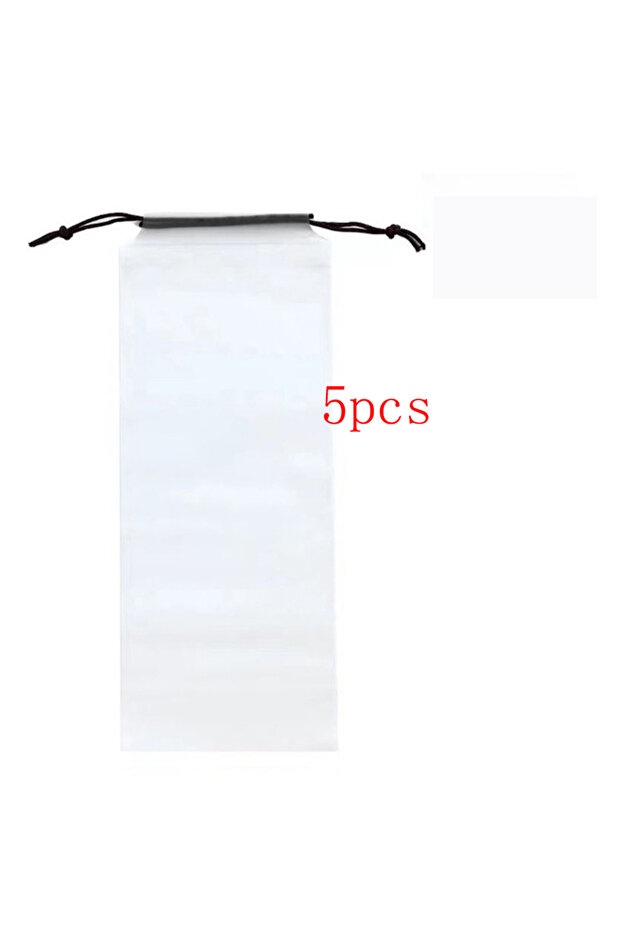 5pcs Umbrella Storage Bag Translucent Plastic Waterproof Anti-dirty Umbrella Cover Reusable Portable